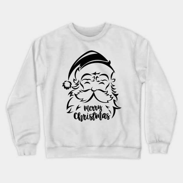 Santa Crewneck Sweatshirt by Whatastory